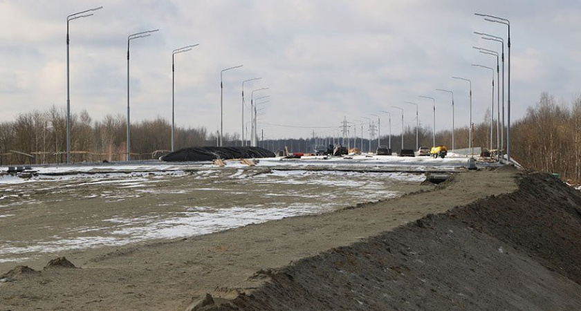 Для дороги-дамбы «Брянск-I — Брянск-II» завезли миллион кубометров грунта