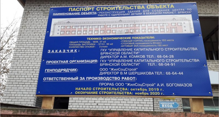На брянский «Сириус» дополнительно выделено 34 млн. рублей