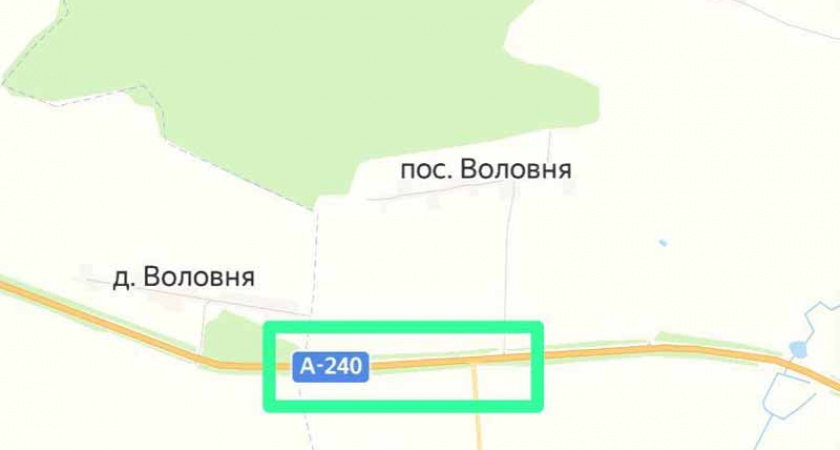На транспортной развязке трассы А-240 у деревни Воловня под Почепом на две недели отключили свет