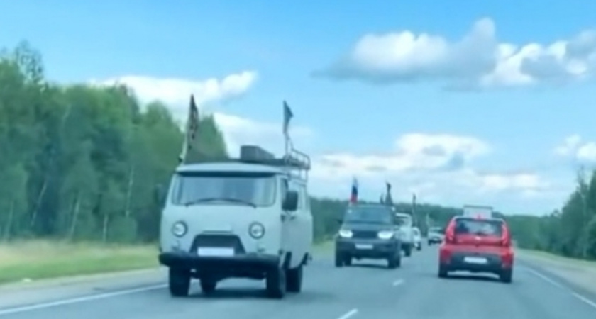 Третья колонна ЧВК «Вагнер» проехала через Брянскую область в Белоруссию