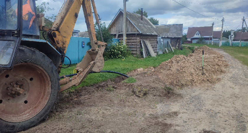 Мглинское село Высокое получило новый водопровод по проекту «Чистая вода»