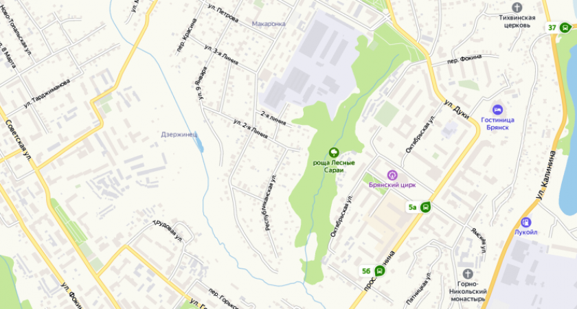Яндекс.Карты начали показывать движение общественного транспорта в Брянске