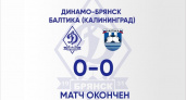 Брянское «Динамо» сыграло «по нулям» с бывшей командой своего главного тренера