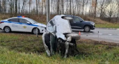 ДТП под Брянском: легковая машина вылетела с трассы, есть пострадавшие