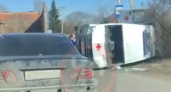 В ДТП в Бежичах перевернулась «Скорая», есть пострадавшие