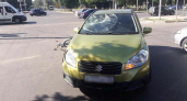 В Брянске на проспекте Московском автолюбительница «аккуратно» сбила велосипедиста