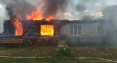 В селе под Севском сгорел жилой дом