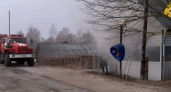 В унечском селе выгорело здание почты. Жертв нет