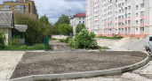На месте «вечной лужи» по улице Медведева в Брянске проложили «усиленную» ливнёвку