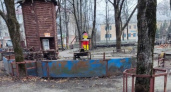 Ремонт брянского парка «Юность» начался с демонтажа