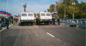 Техника Брянского автозавода открыла движение по новому Литейному мосту