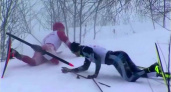Олимпийские чемпионы Сергей Устюгов и Александр Большунов завалили друг друга в спринте и остались без финала