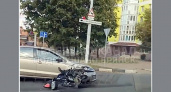 ДТП в Брянске: мотоциклист «заехал» под легковушку на улице Дуки