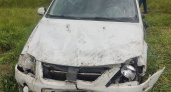 ДТП-перевёртыш под Севском: в кювет улетела Lada Largus