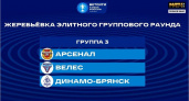 Брянское «Динамо» сыграет в Кубке России с «Арсеналом» и «Велесом»