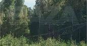 В Суземском районе подорваны столбы ЛЭП вдоль железной дороги