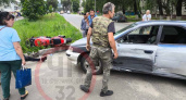 ДТП с иномаркой и мотоциклом на Почтовой в Бежице обошлось без пострадавших