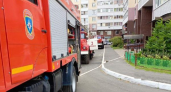 Пожар в Брянске: выгорел балкон на девятом этаже