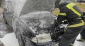 В Дятьково потушили легковой автомобиль