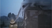 В клетнянской деревне сгорел двухэтажный дом