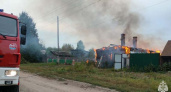 В деревне под Новозыбковом сгорели два жилых дома с хозпостройками