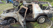 В брянском селе под Карачевом сгорел автомобиль