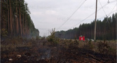 Под Карачевом пожарные пять часов тушили горящий лес