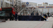 В Брянске новогодний «фонтан» убрали с «лица» и бульвара Гагарина