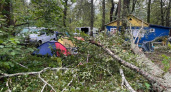 Байкерский фестиваль в Калужской области разворотило ураганом. Есть жертвы, брянские участники не пострадали