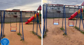 В брянском райцентре Дубровка с подачи прокуратуры восстановили детские площадки