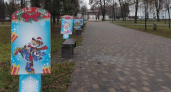 Парки Брянска начали устанавливать световые фигуры и украшать аллеи к праздникам