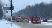 В разгар новогодних каникул дорожные службы Брянска трудятся в усиленном режиме