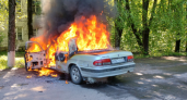 Пожарные ликвидировали возгорание легкового автомобиля в Брянской области