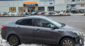 В Брянске неаккуратный водитель Kia Rio разбил лицо себе и своей пассажирке
