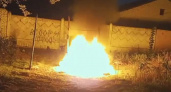 Неизвестные хулиганы подожгли детскую спортплощадку в Бежице