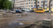 В Брянске медленно начинается ремонт улицы Молодой Гвардии