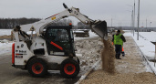 В Брянске завершили отсыпку грунта для ответвления с новой дороги-дамбы в Советский район