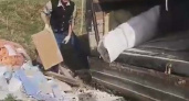 В Бежице с подачи жителей оштрафовали водителя, «укреплявшего» дорогу строительным мусором