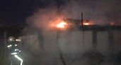 В Брянске на улице Космонавтов сгорела хозпостройка. Травмированных нет