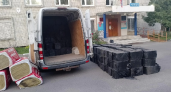 Брянские гаишники изъяли у водителя фургона свыше 118 тысяч пачек нелегальных сигарет