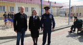 В брянской воспитательной колонии появилась волейбольная площадка. Ко Дню защиты детей