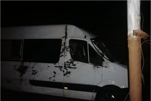 В Брянской области перевернулся украинский микроавтобус. Жертв нет