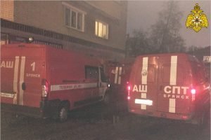 Пожар на улице Шолохова в Брянске: самостоятельно и принудительно эвакуированы более 30 человек