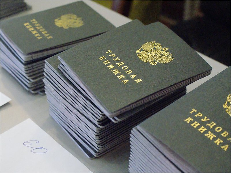 Более половины россиян выбрали бумажную трудовую книжку