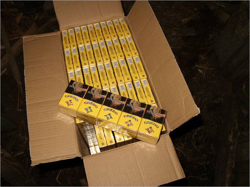 Пограничники перехватили в Брянской области контрабандные сигареты на 1,4 млн. рублей