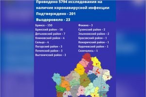 В Брянске от коронавируса скончался 89-летний заболевший, всего инфицировано более 200 человек