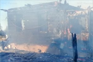 В сгоревшем доме в дятьковском посёлке Ивот погиб мужчина
