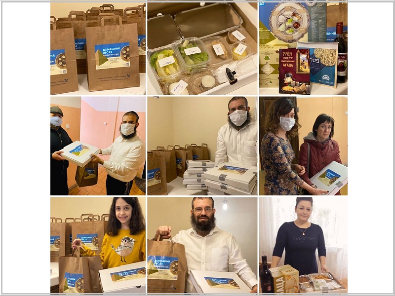 Волонтёры брянской иудейской общины доставили полторы сотни готовых «пасхальных» наборов
