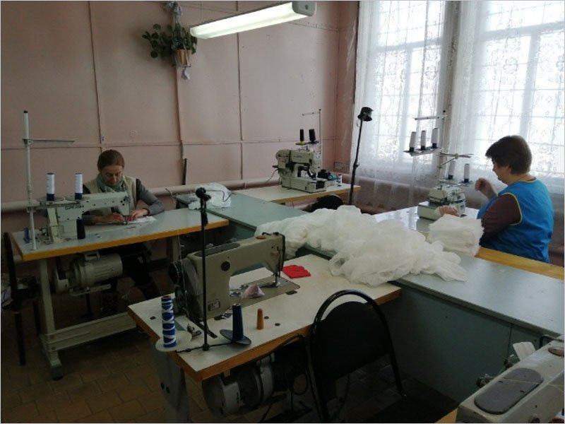 Погарский райпотребсоюз наладил собственное производство защитных масок