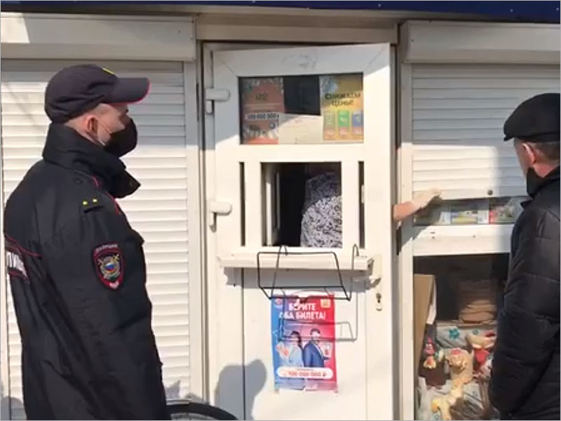 Брянская полиция закрывает торговые точки, мотивируя коронавирусом